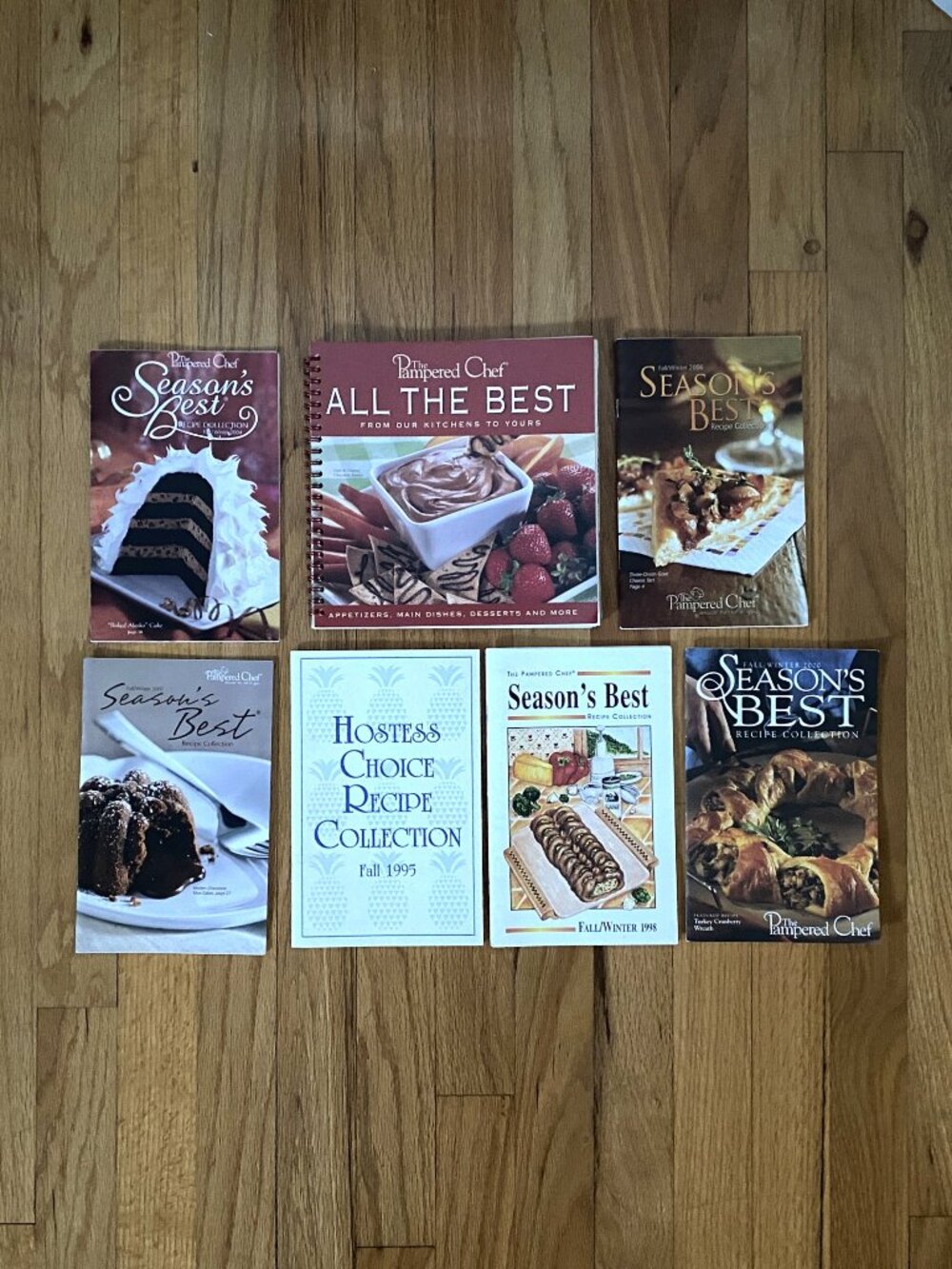 Pampered Chef Cookbooks Lot